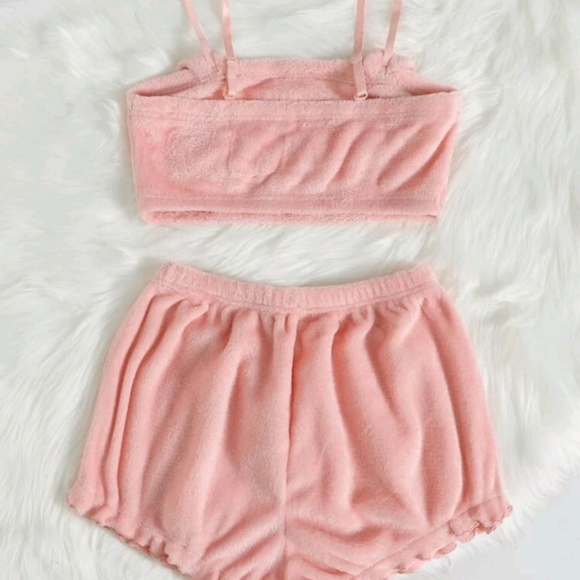 Cartoon Embroidered Flannel PJ Set - Picture 2 of 7